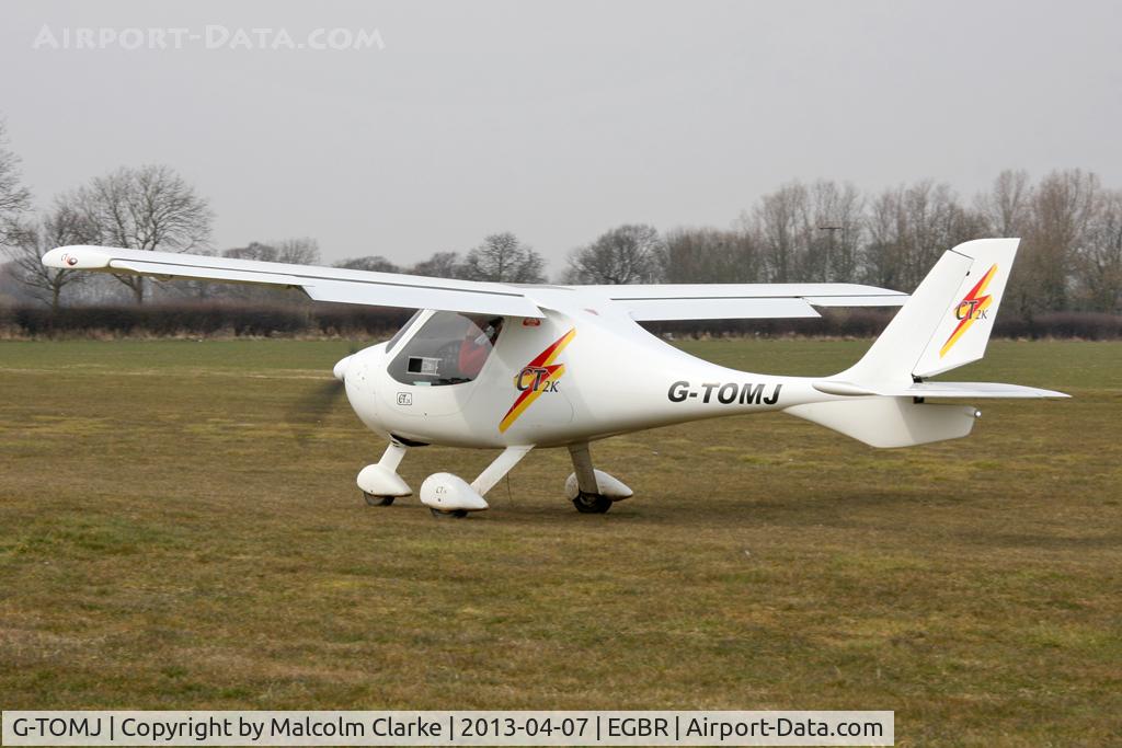 G-TOMJ, 2003 Flight Design CT2K C/N 7975, Flight Design CT2K at The Real Aeroplane Club's Spring Fly-In, Breighton Airfield, April 2013.
