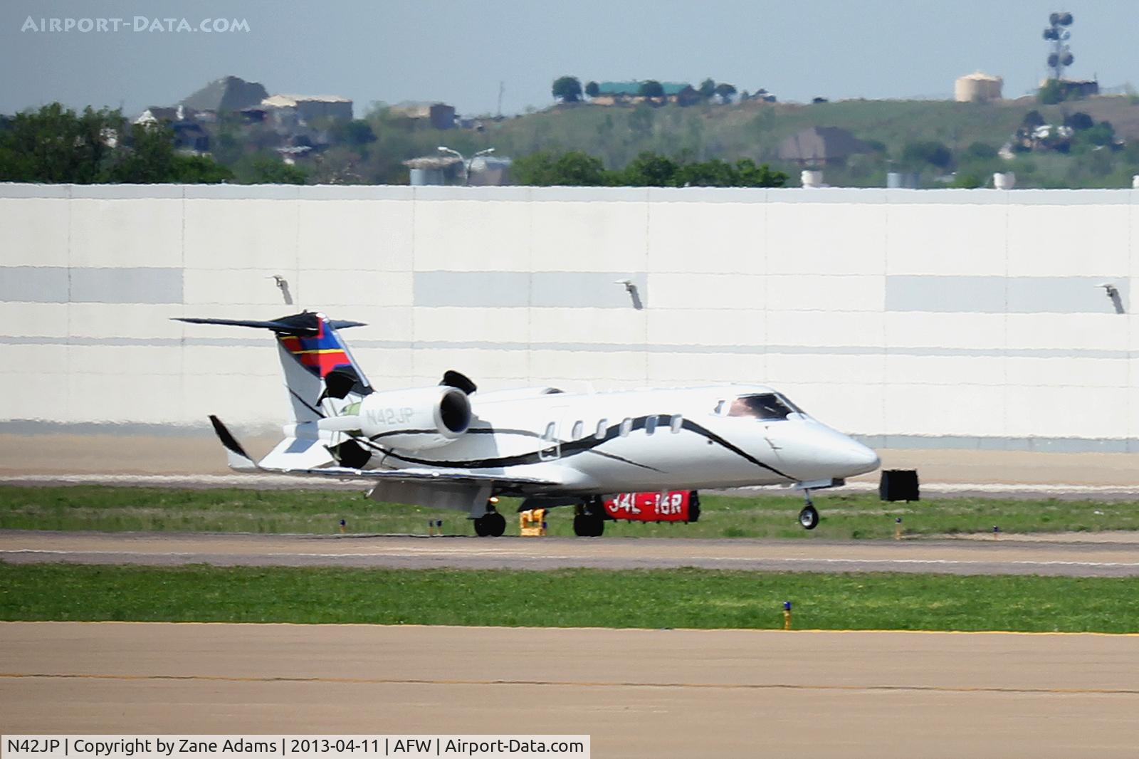N42JP, Learjet Inc 60 C/N 368, NASCAR traffic at Alliance Airport - Fort Worth, TX