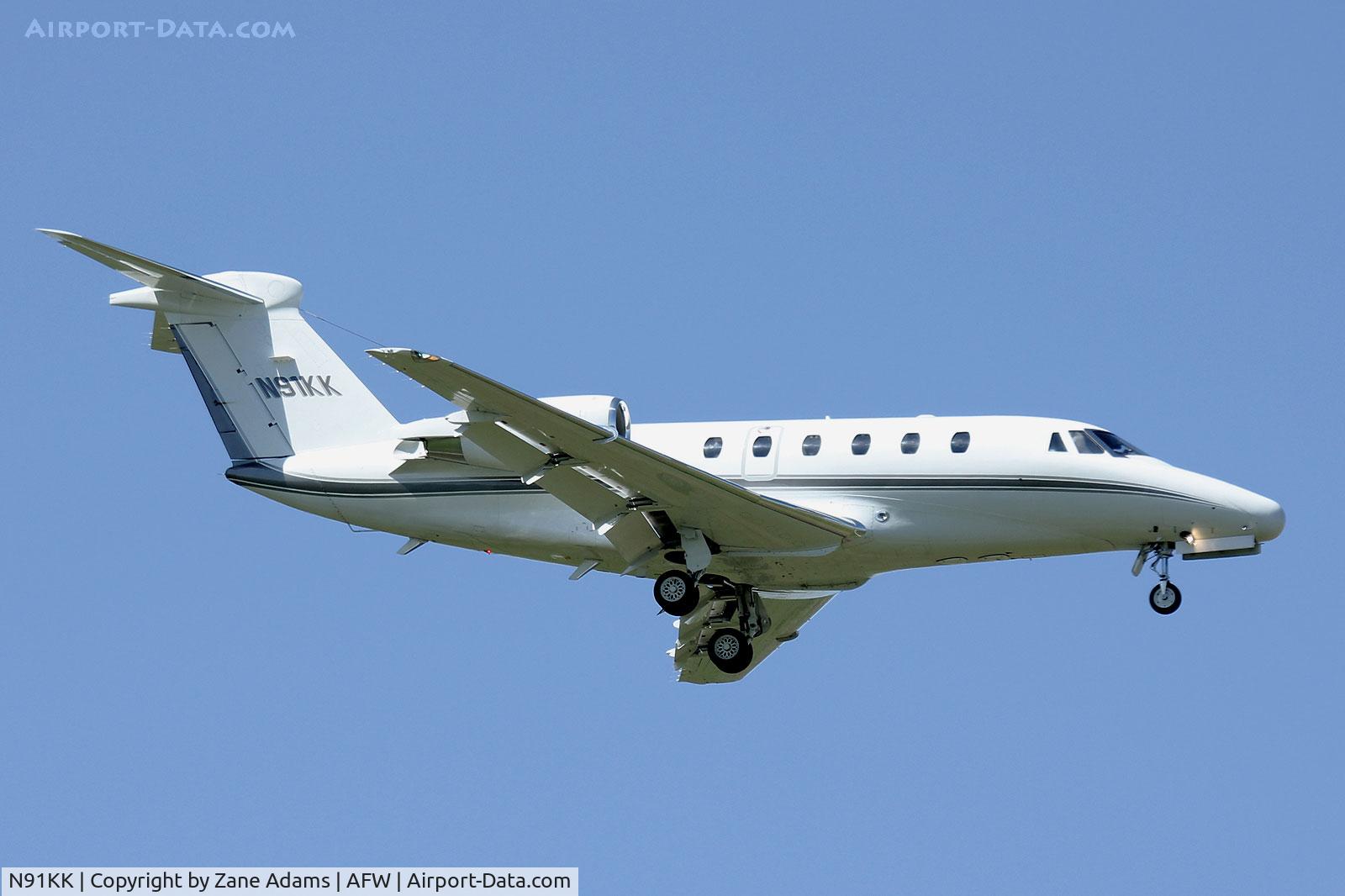 N91KK, 1991 Cessna 650 Citation III C/N 650-0193, NASCAR traffic at Alliance Airport - Fort Worth, TX