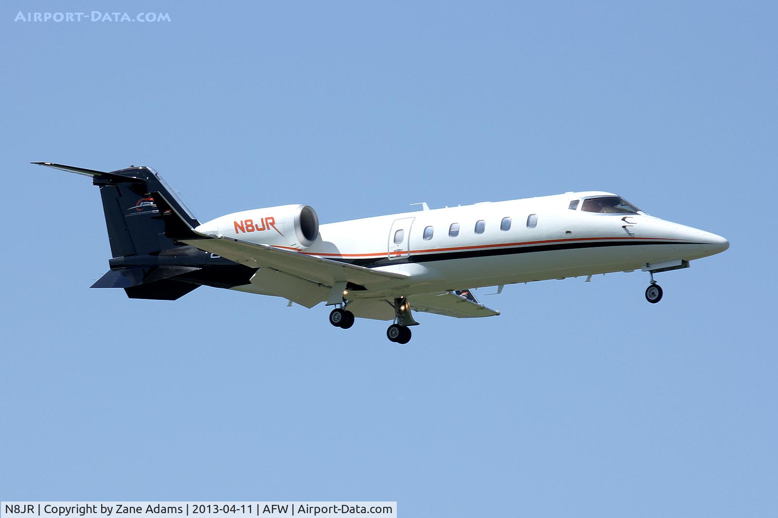N8JR, 1996 Learjet Inc 60 C/N 084, NASCAR traffic at Alliance Airport - Fort Worth, TX