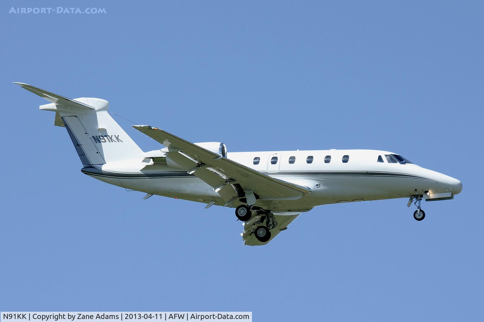 N91KK, 1991 Cessna 650 Citation III C/N 650-0193, NASCAR traffic at Alliance Airport - Fort Worth, TX