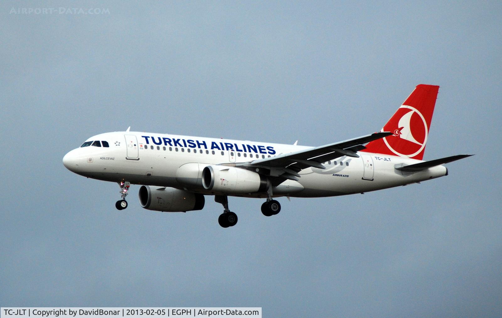TC-JLT, 2011 Airbus A319-132 C/N 4665, Arriving from Istanbul