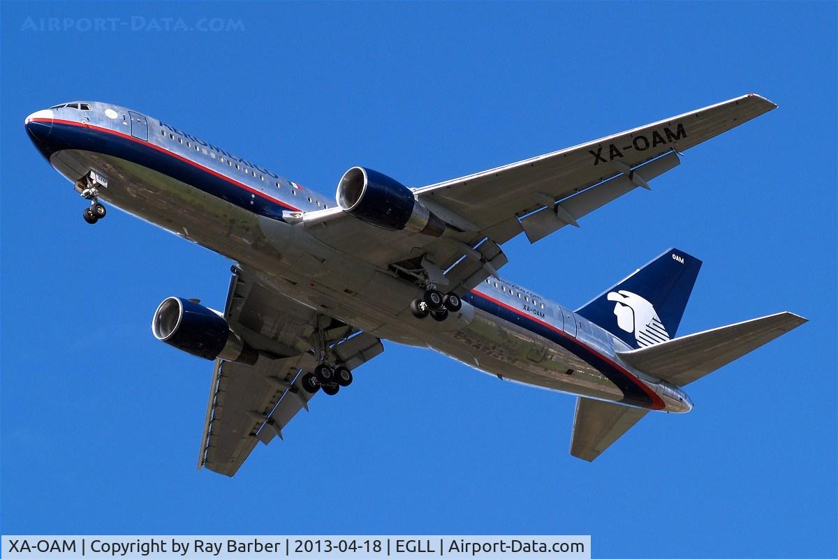 XA-OAM, 1993 Boeing 767-2B1/ER C/N 26471/511, Boeing 767-2B1ER [26471] (Aeromexico) Home~G 18/04/2013