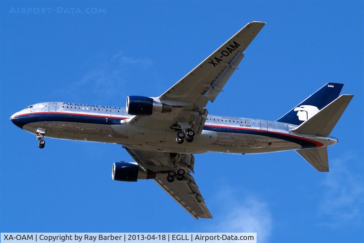 XA-OAM, 1993 Boeing 767-2B1/ER C/N 26471/511, Boeing 767-2B1ER [26471] (Aeromexico) Home~G 18/04/2013