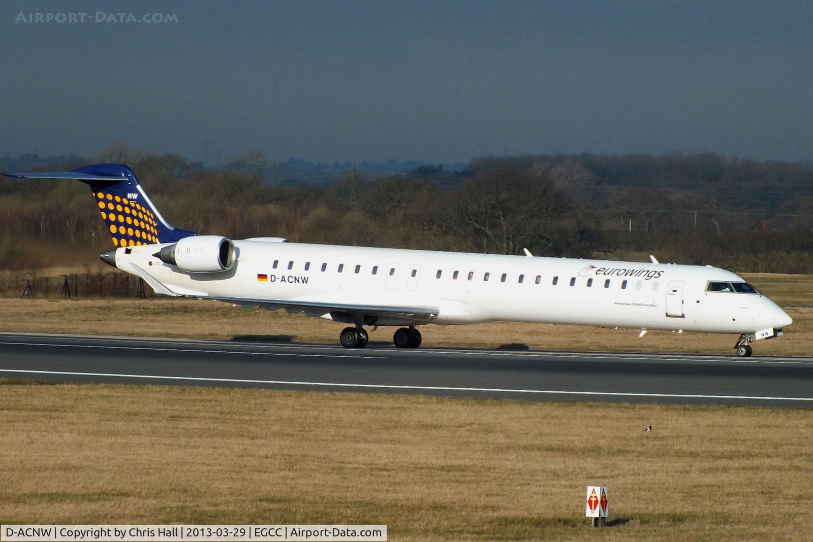 D-ACNW, 2011 Bombardier CRJ-900LR (CL-600-2D24) C/N 15269, Eurowings