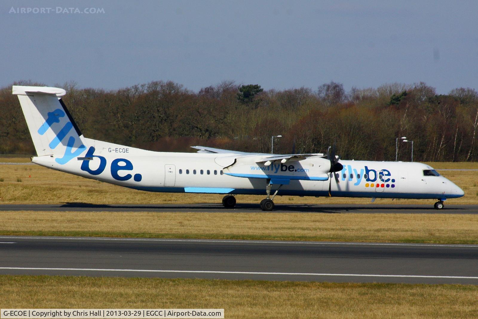 G-ECOE, 2008 De Havilland Canada DHC-8-402Q Dash 8 C/N 4212, flybe