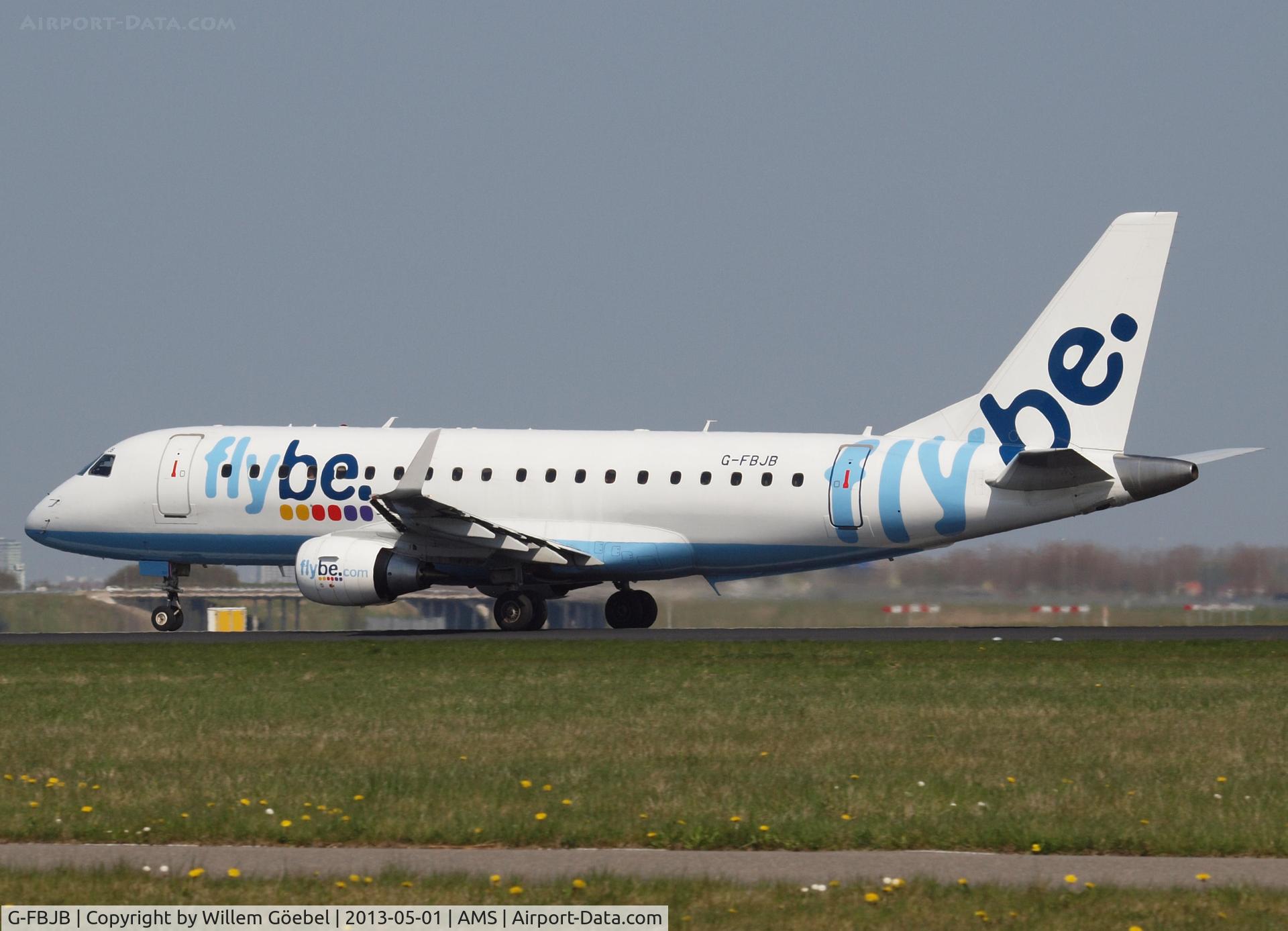 G-FBJB, 2011 Embraer 175STD (ERJ-170-200) C/N 17000327, Take off from runway 36L of Schiphol Airport