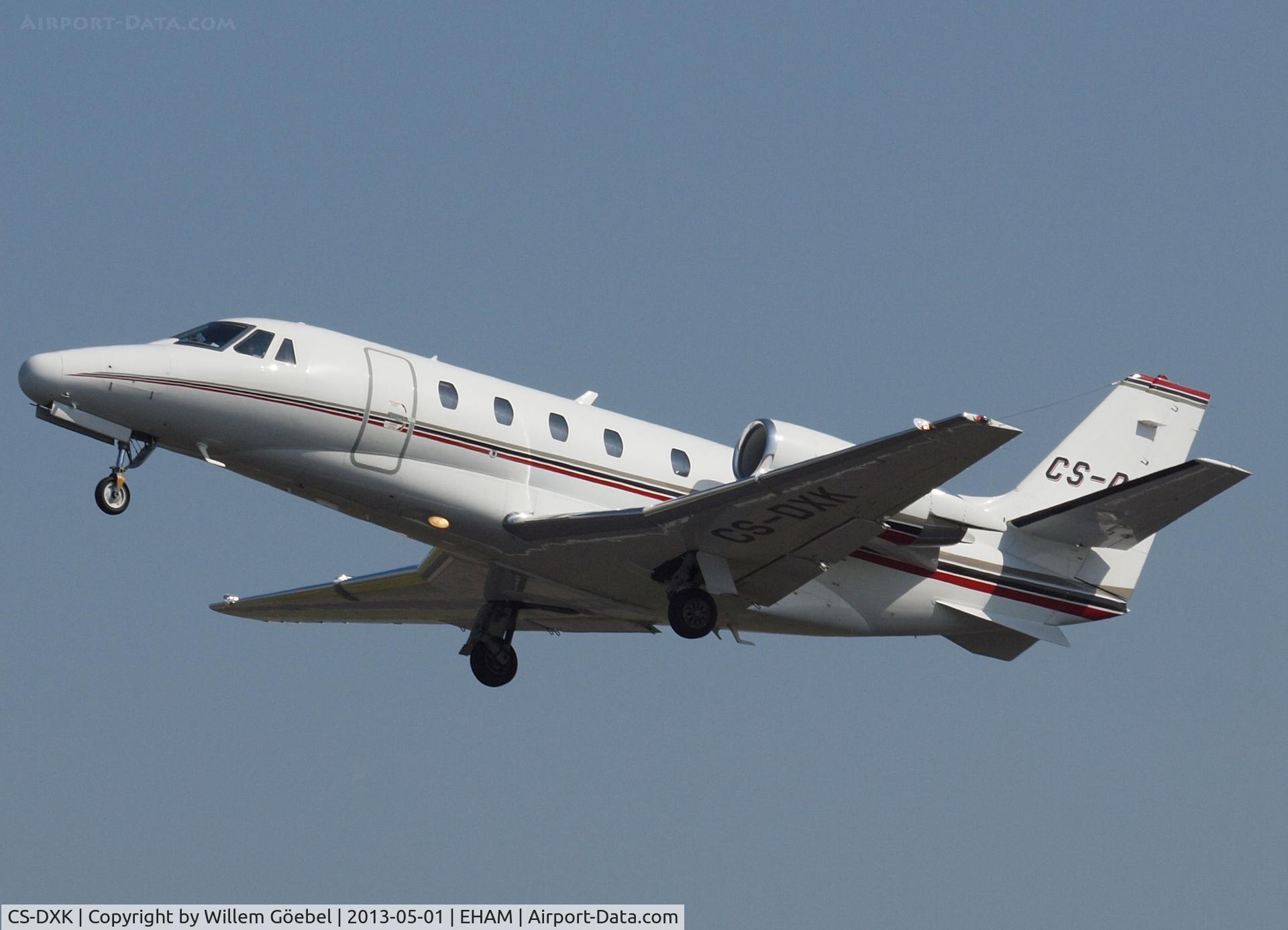 CS-DXK, 2006 Cessna 560XL Citation XLS C/N 560-5633, Take off from runway 36L of Schiphol Airport