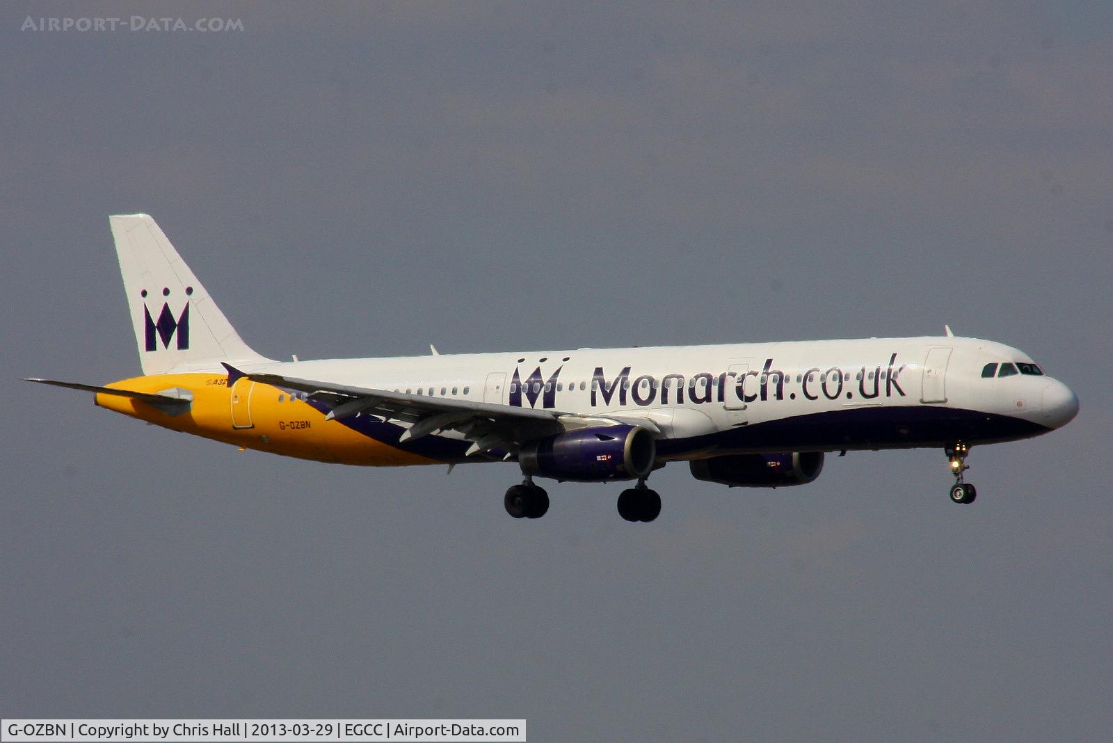 G-OZBN, 1999 Airbus A321-231 C/N 1153, Monarch