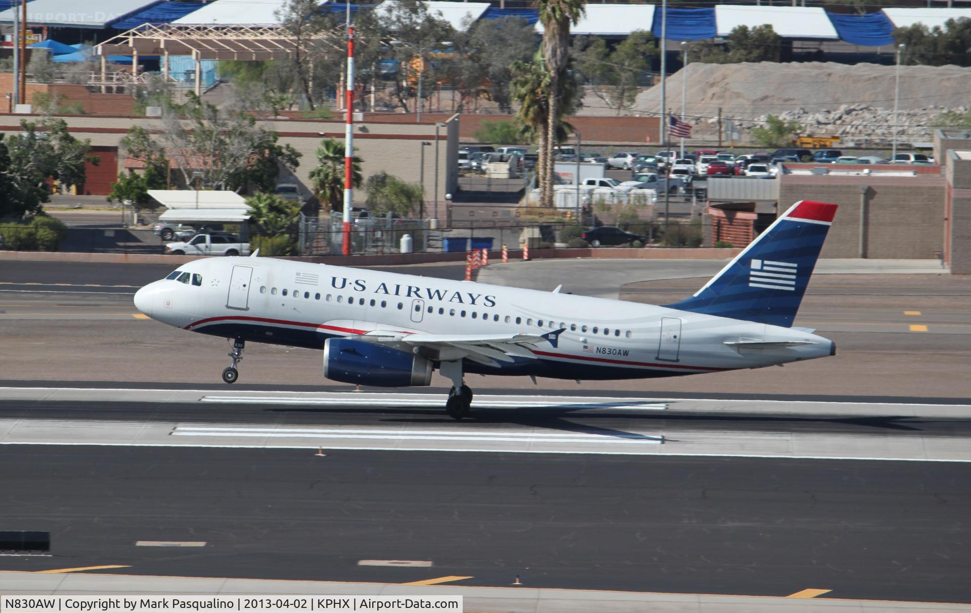 N830AW, 2001 Airbus A319-132 C/N 1565, Airbus A319