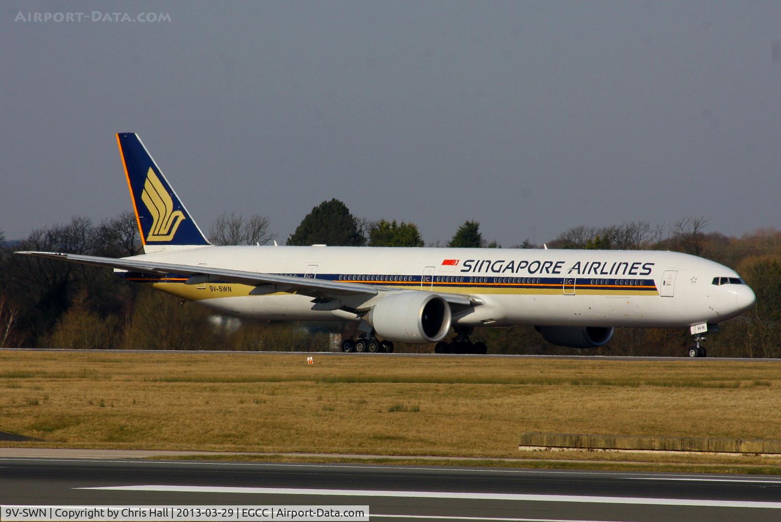 9V-SWN, 2008 Boeing 777-312/ER C/N 34579, Singapore Airlines