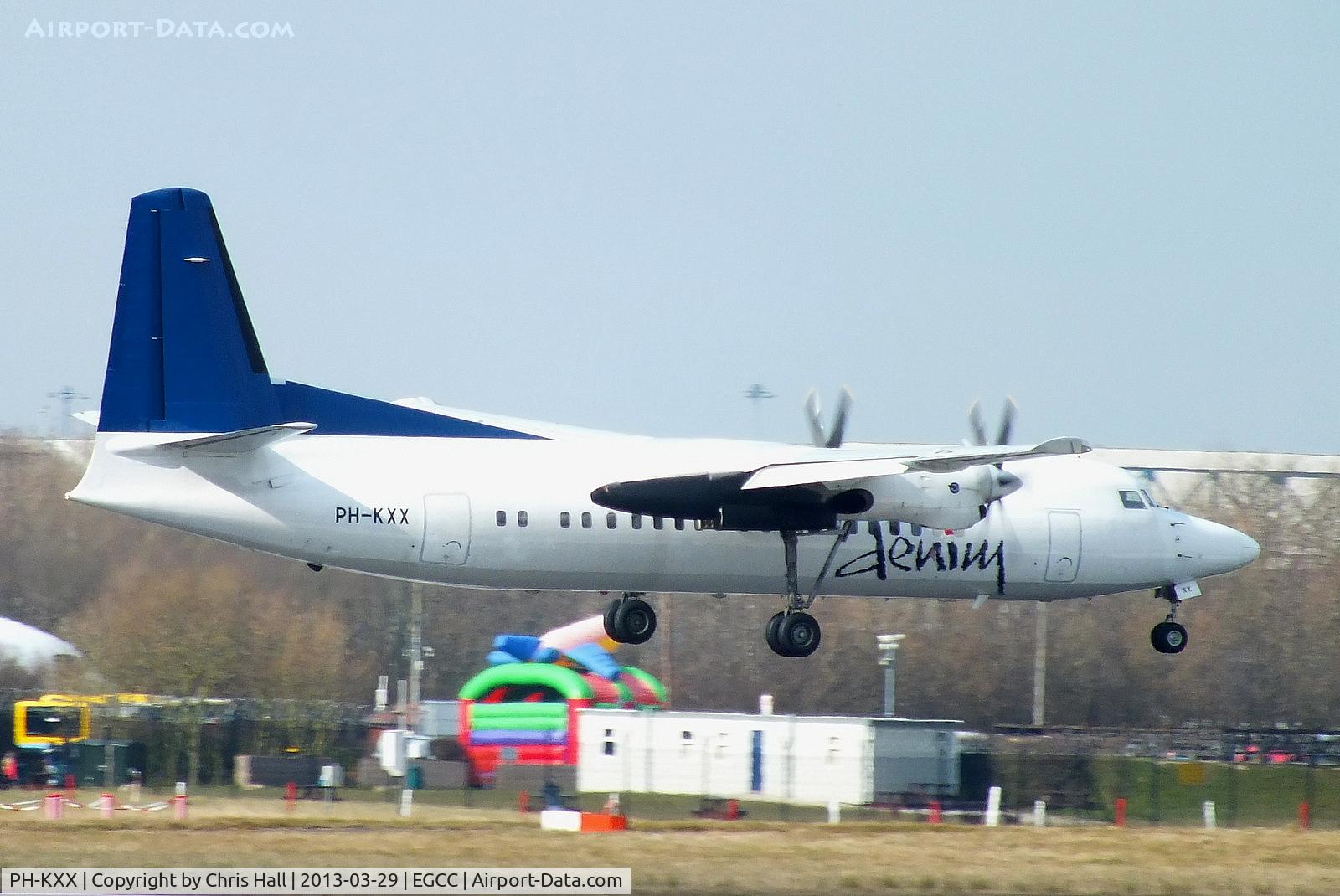 PH-KXX, 1992 Fokker 50 C/N 20262, Denim Air