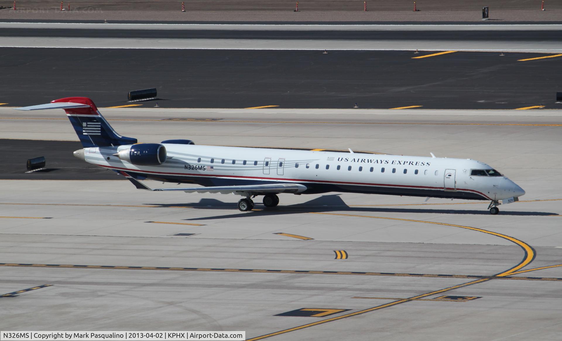N326MS, 2008 Bombardier CRJ-900ER NG (CL-600-2D24) C/N 15124, CL600-2D24