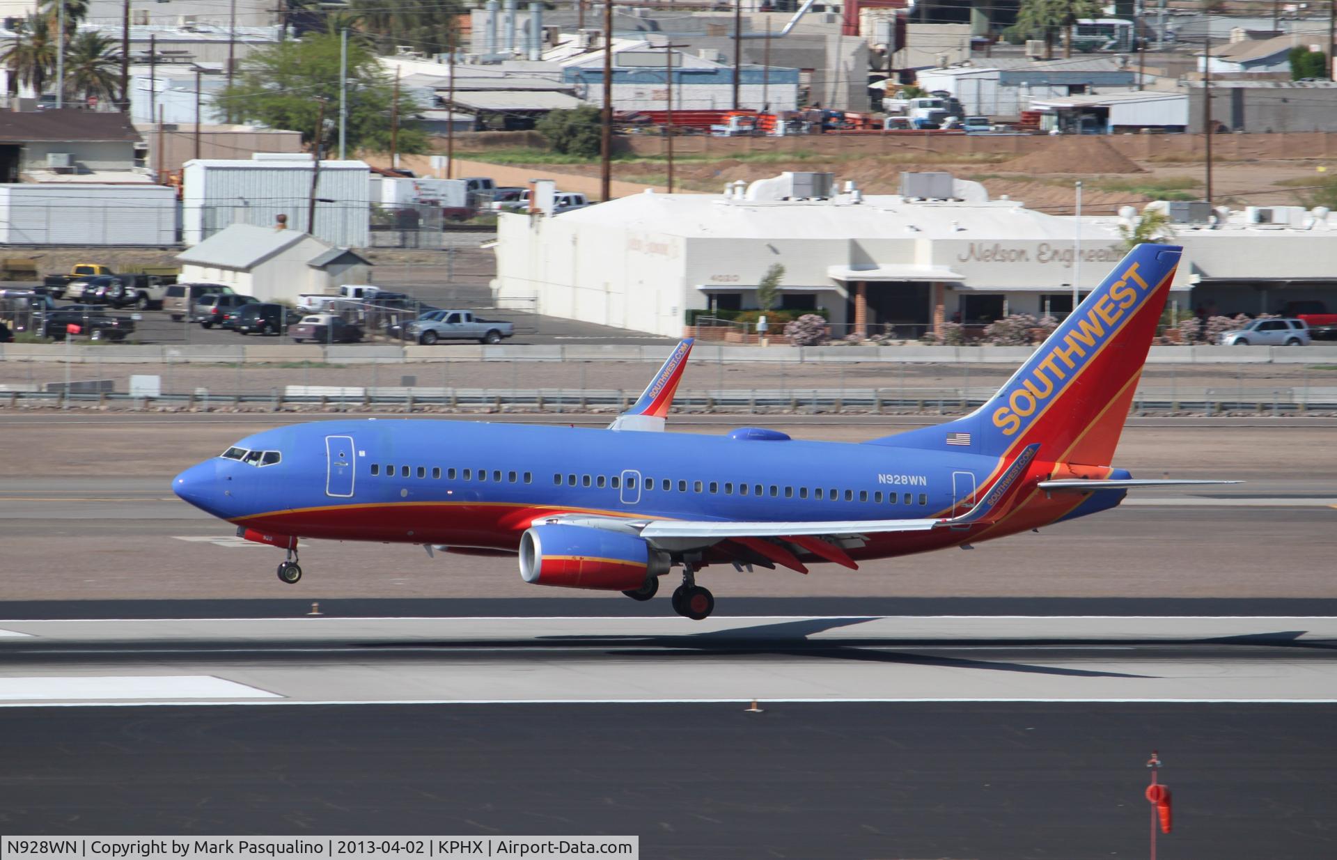 N928WN, 2008 Boeing 737-7H4 C/N 36890, Boeing 737-700