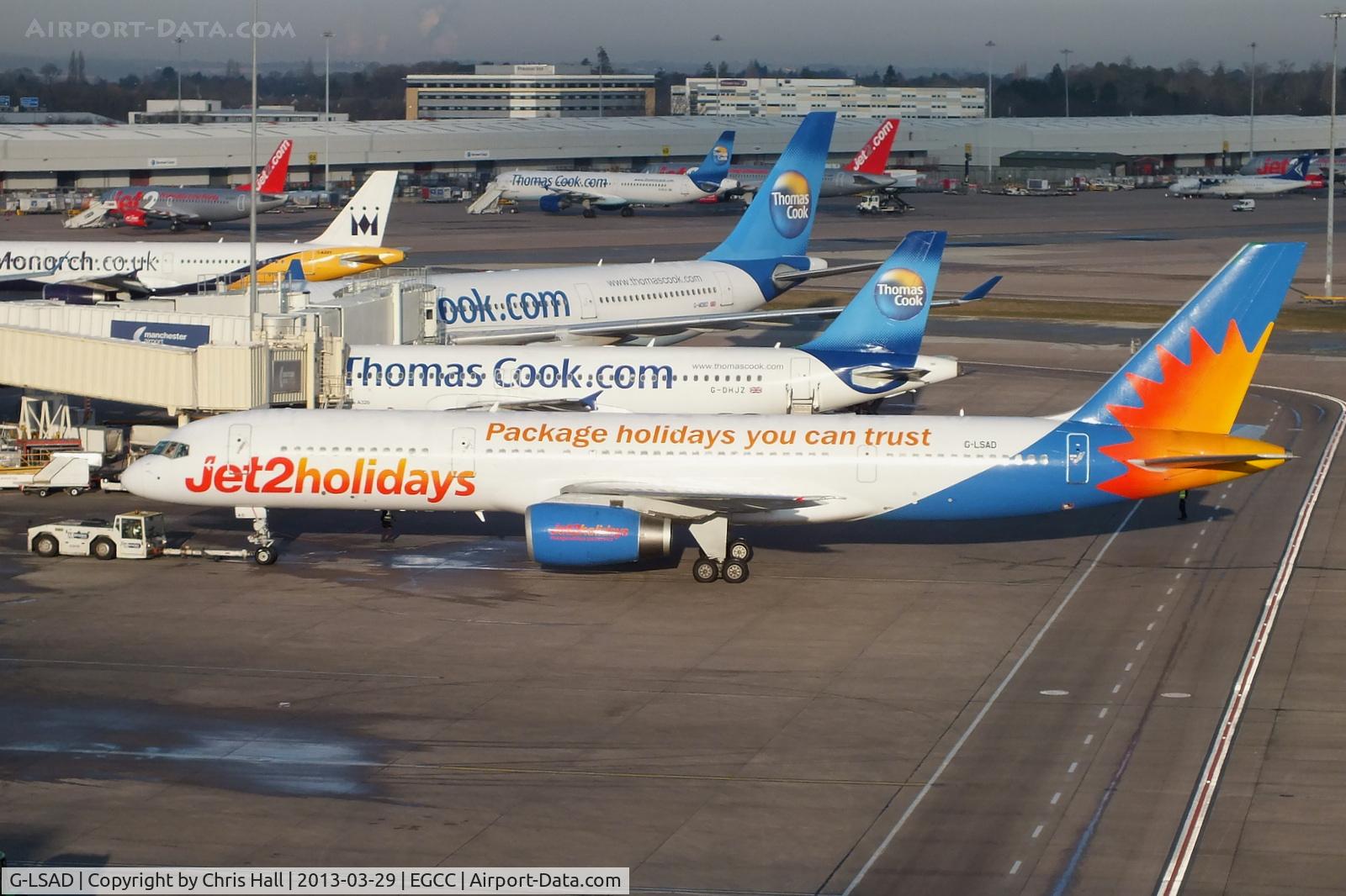 G-LSAD, 1989 Boeing 757-236 C/N 24397, Jet2 Holidays