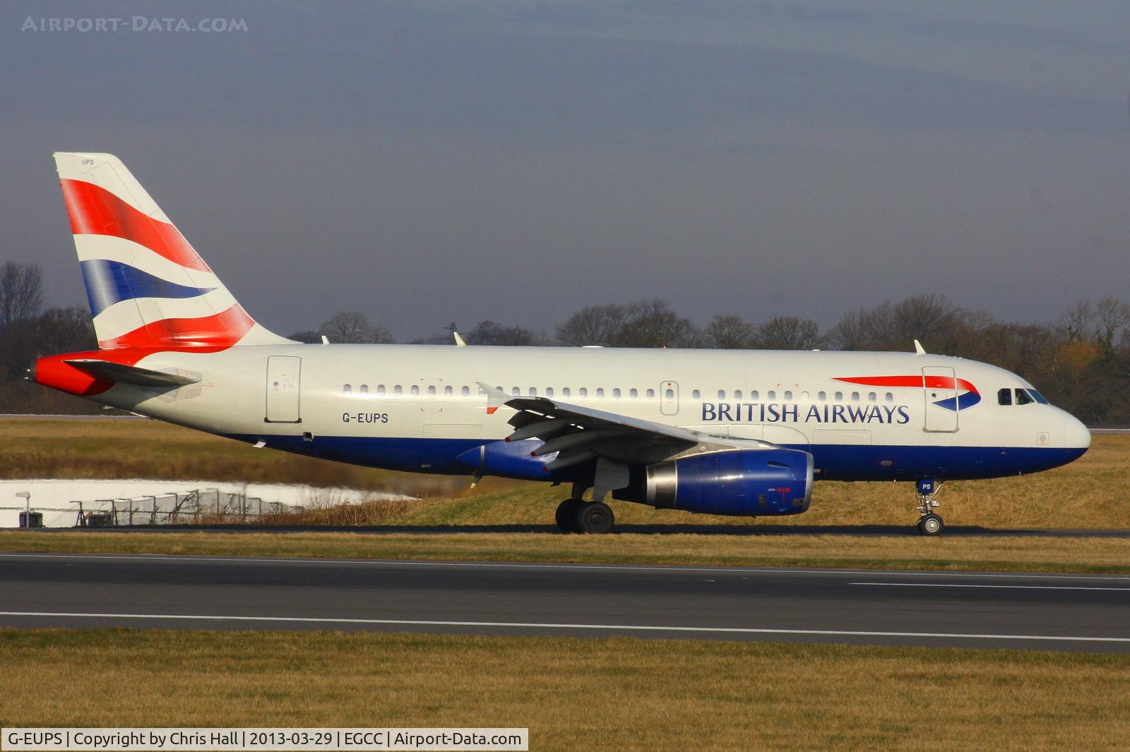 G-EUPS, 2000 Airbus A319-131 C/N 1338, British Airways