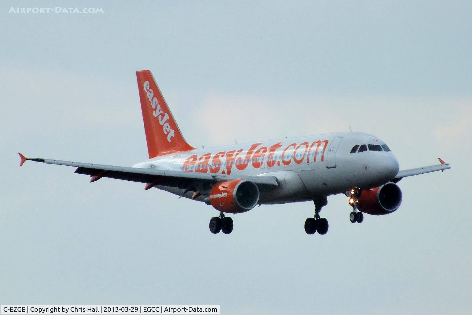 G-EZGE, 2011 Airbus A319-111 C/N 4624, easyJet