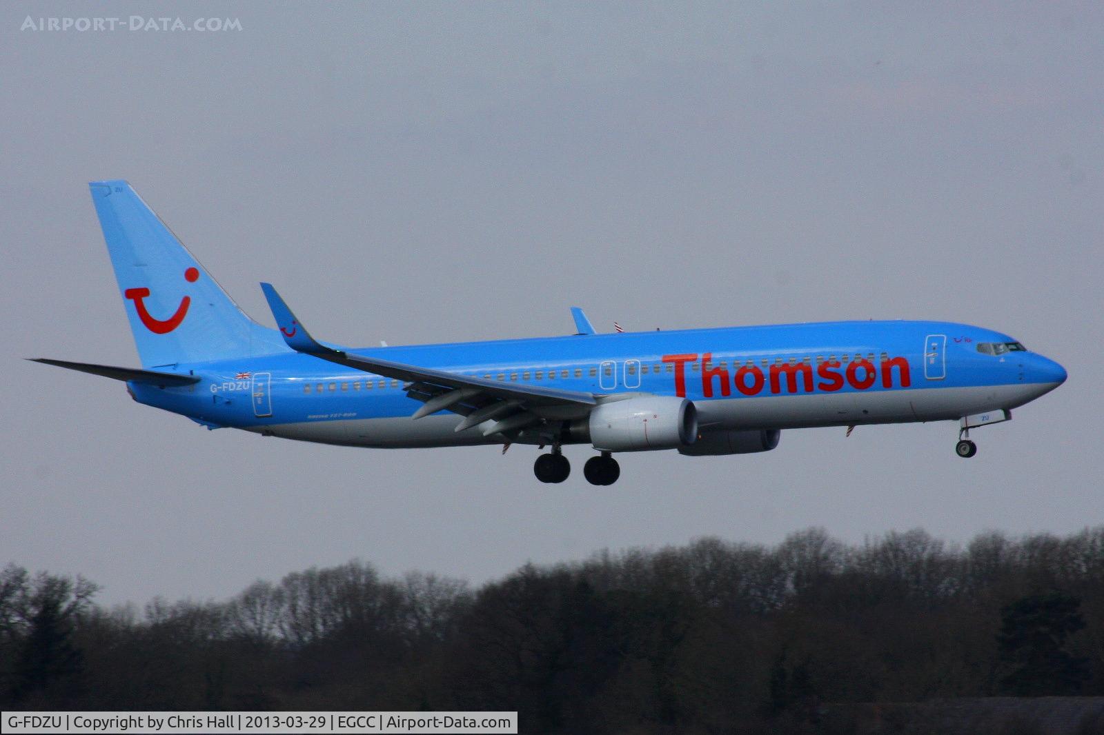 G-FDZU, 2011 Boeing 737-8K5 C/N 37253, Thomson