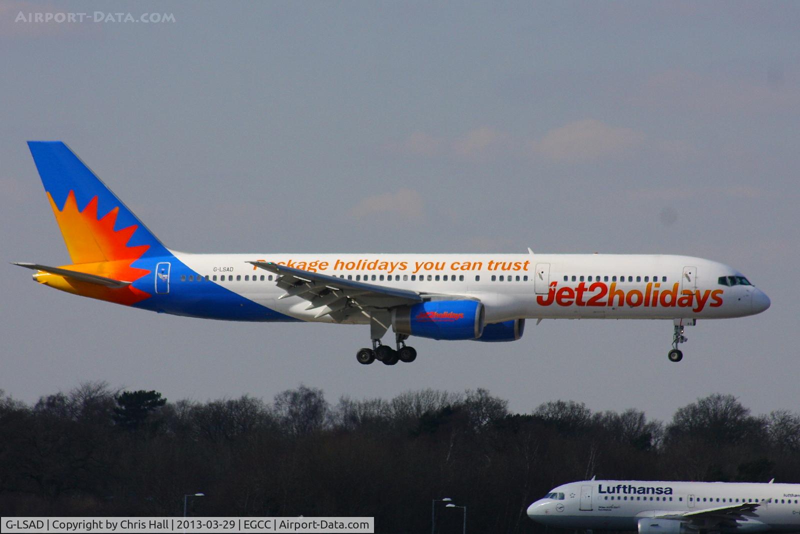 G-LSAD, 1989 Boeing 757-236 C/N 24397, Jet2 Holidays