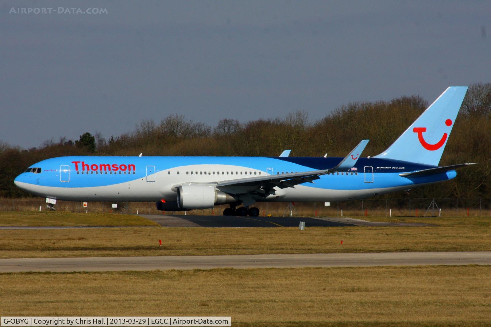 G-OBYG, 1999 Boeing 767-304 C/N 29137, Thomson