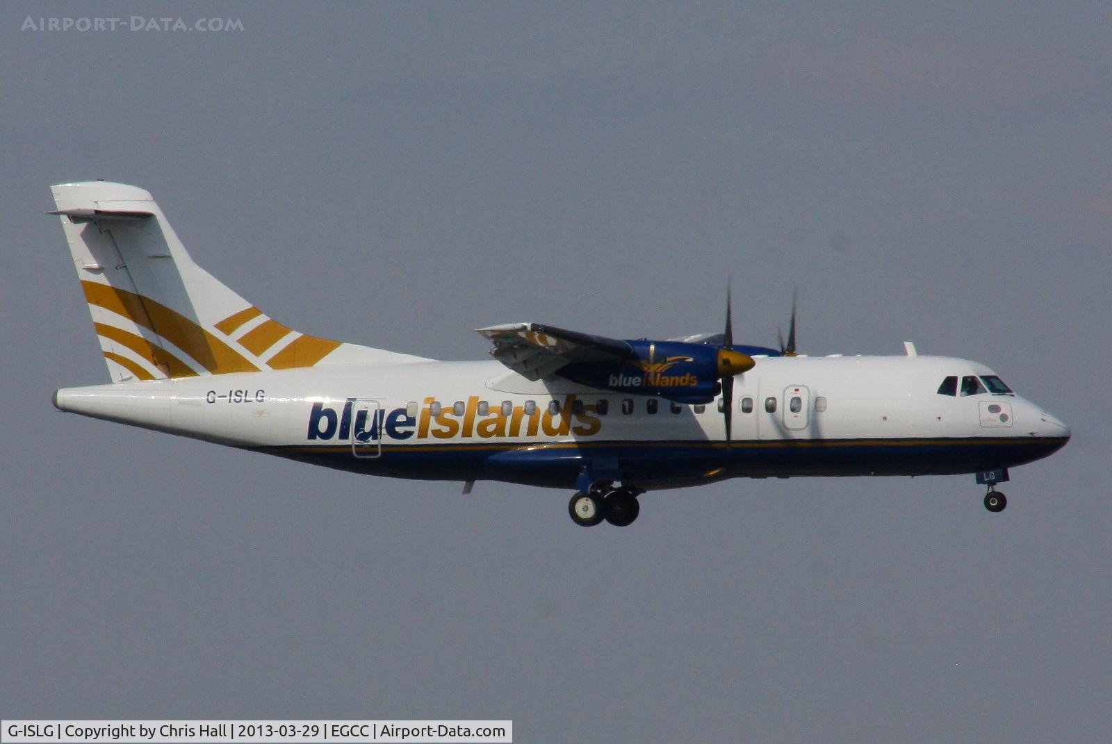 G-ISLG, 1986 ATR 42-320 C/N 019, Blue Islands