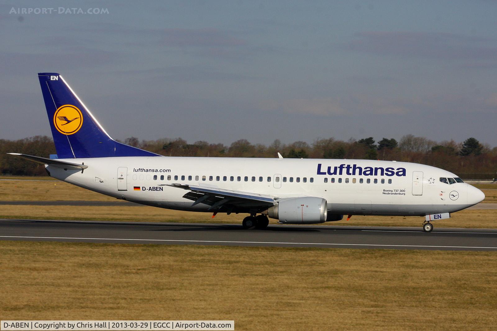 D-ABEN, 1991 Boeing 737-330 C/N 26428, Lufthansa