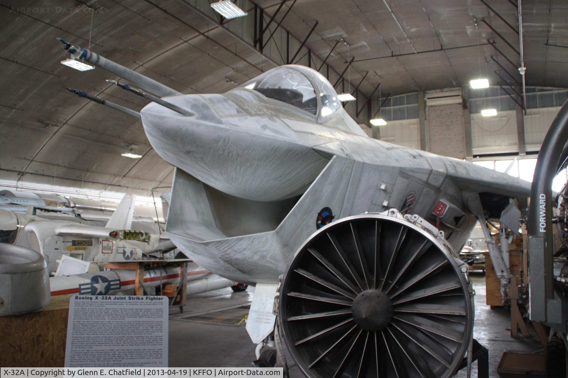 X-32A, 2000 Boeing Joint Strike Fighter C/N CDA1, In the restoration facility