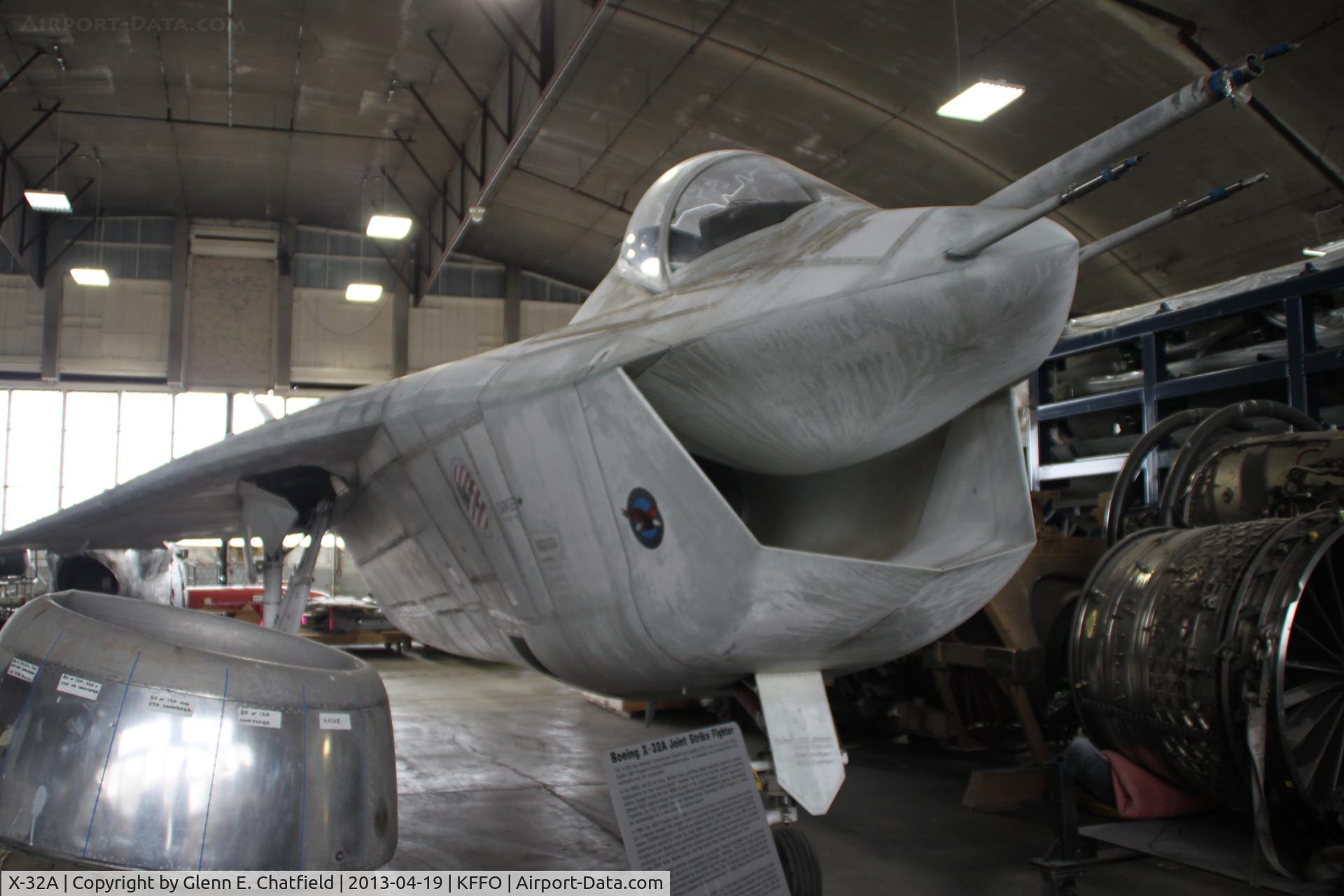 X-32A, 2000 Boeing Joint Strike Fighter C/N CDA1, In the restoration facility