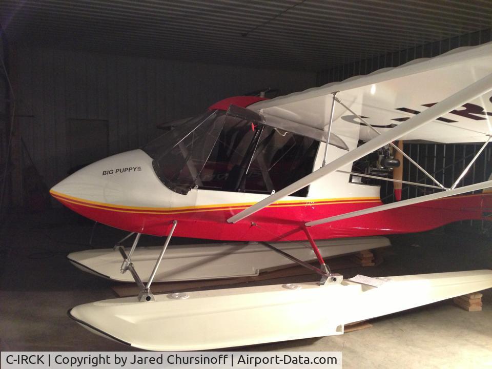 C-IRCK, 1999 Quad City Challenger II C/N CH2-0599-1875, Plane being switched over to set of new floats.