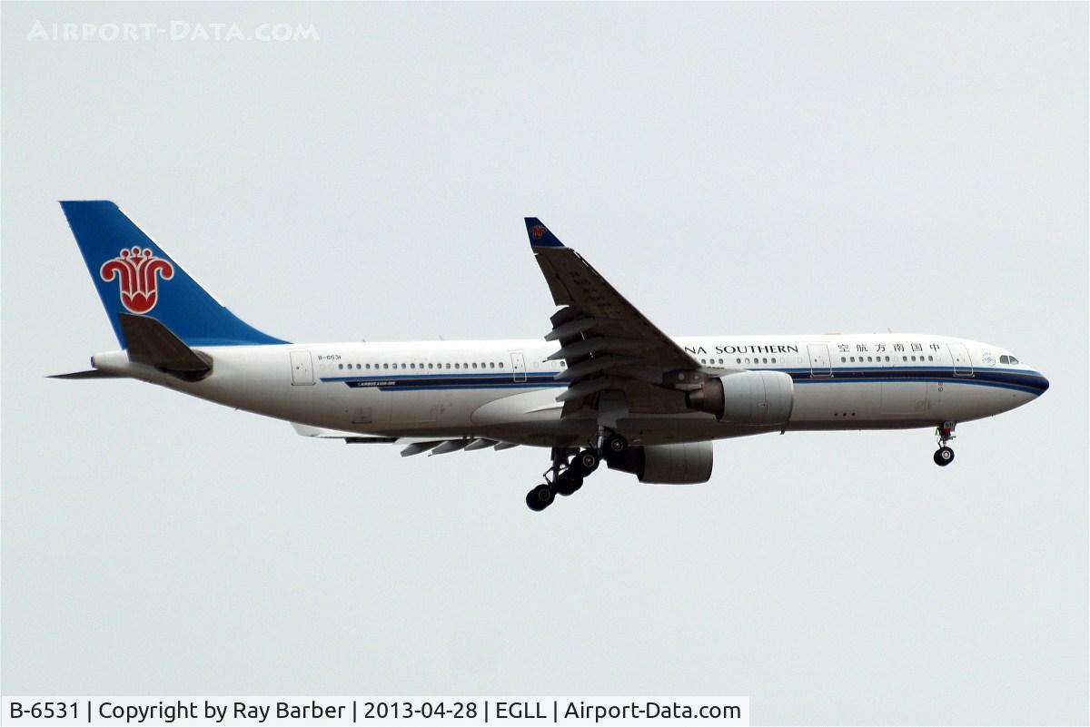 B-6531, 2011 Airbus A330-223 C/N 1233, Airbus A330-223 [1233] (China Southern Airlines) Home~G 28/04/2013