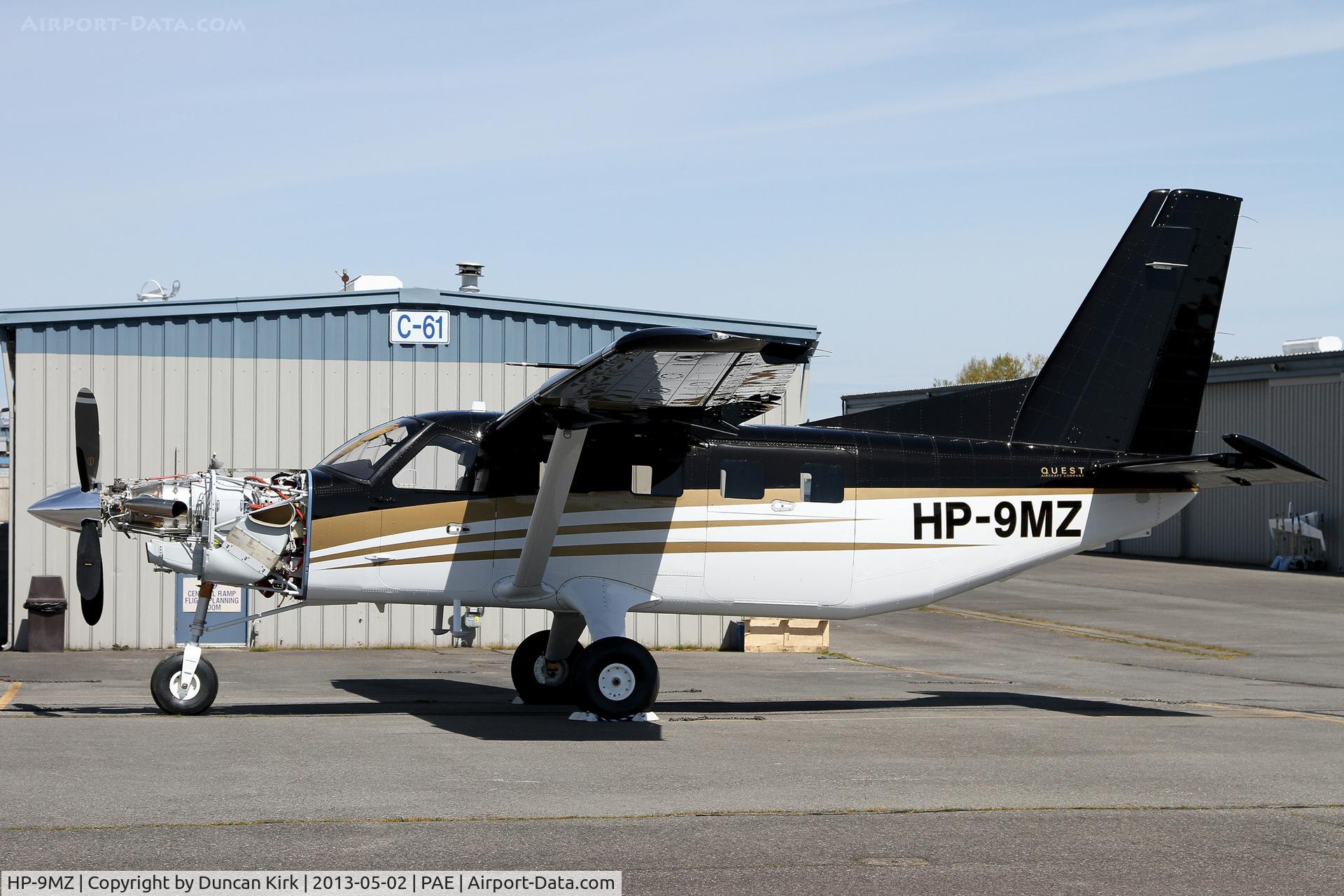 HP-9MZ, 2013 Quest Kodiak 100 C/N 100-0091, Fresh out of paint at Paine Field and awaiting its cowling