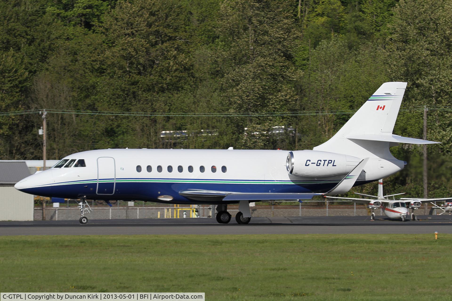 C-GTPL, 2006 Dassault Falcon 2000EX C/N 87, Taking off on a nice spring afternoon