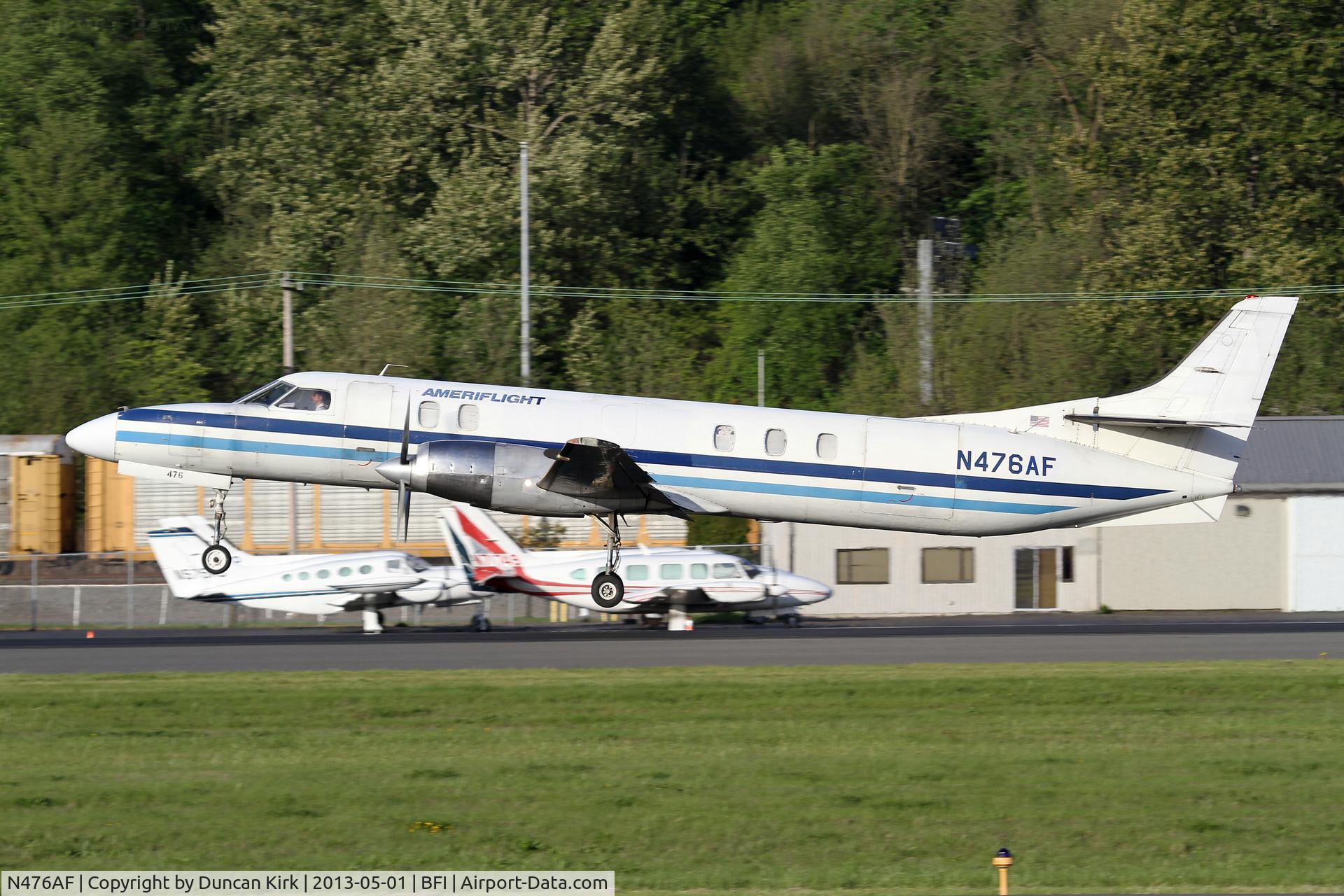 N476AF, 1981 Fairchild Swearingen SA-227AC Metro III C/N AC-476, New to the Ameriflight BFI circuit