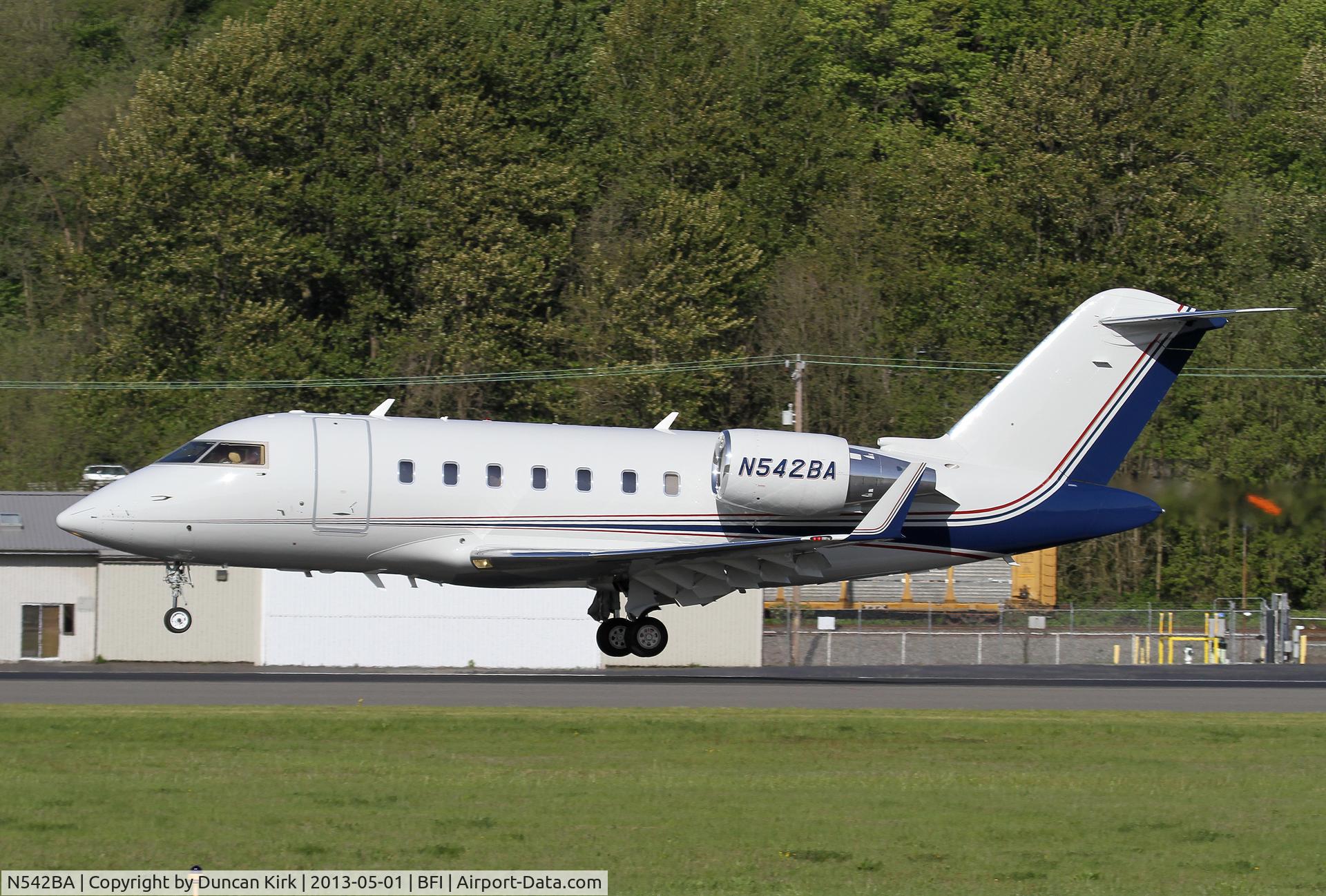N542BA, 2007 Bombardier Challenger 605 (CL-600-2B16) C/N 5737, Boeing corporate Challenger