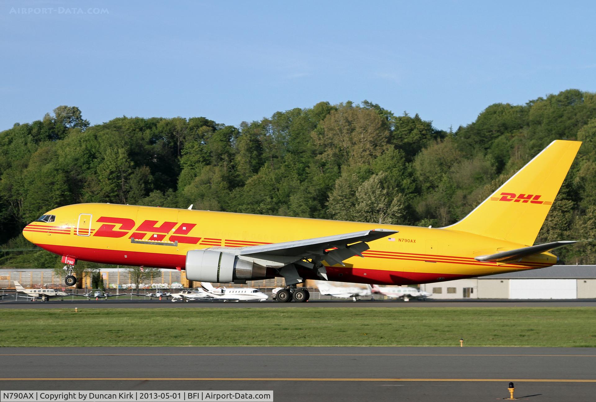 N790AX, 1984 Boeing 767-281 C/N 23140, Nightly DHL arrival