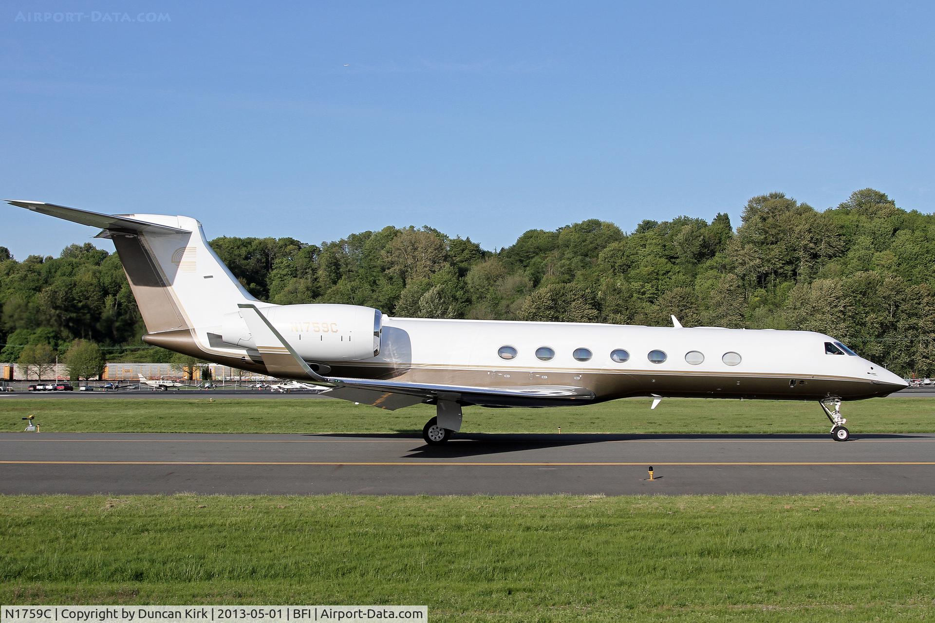 N1759C, 2006 Gulfstream Aerospace GV-SP (G550) C/N 5128, Resident Gulfstream