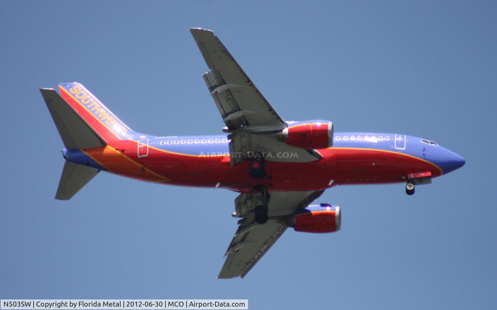 N503SW, 1990 Boeing 737-5H4 C/N 24180, Southwest 737-500