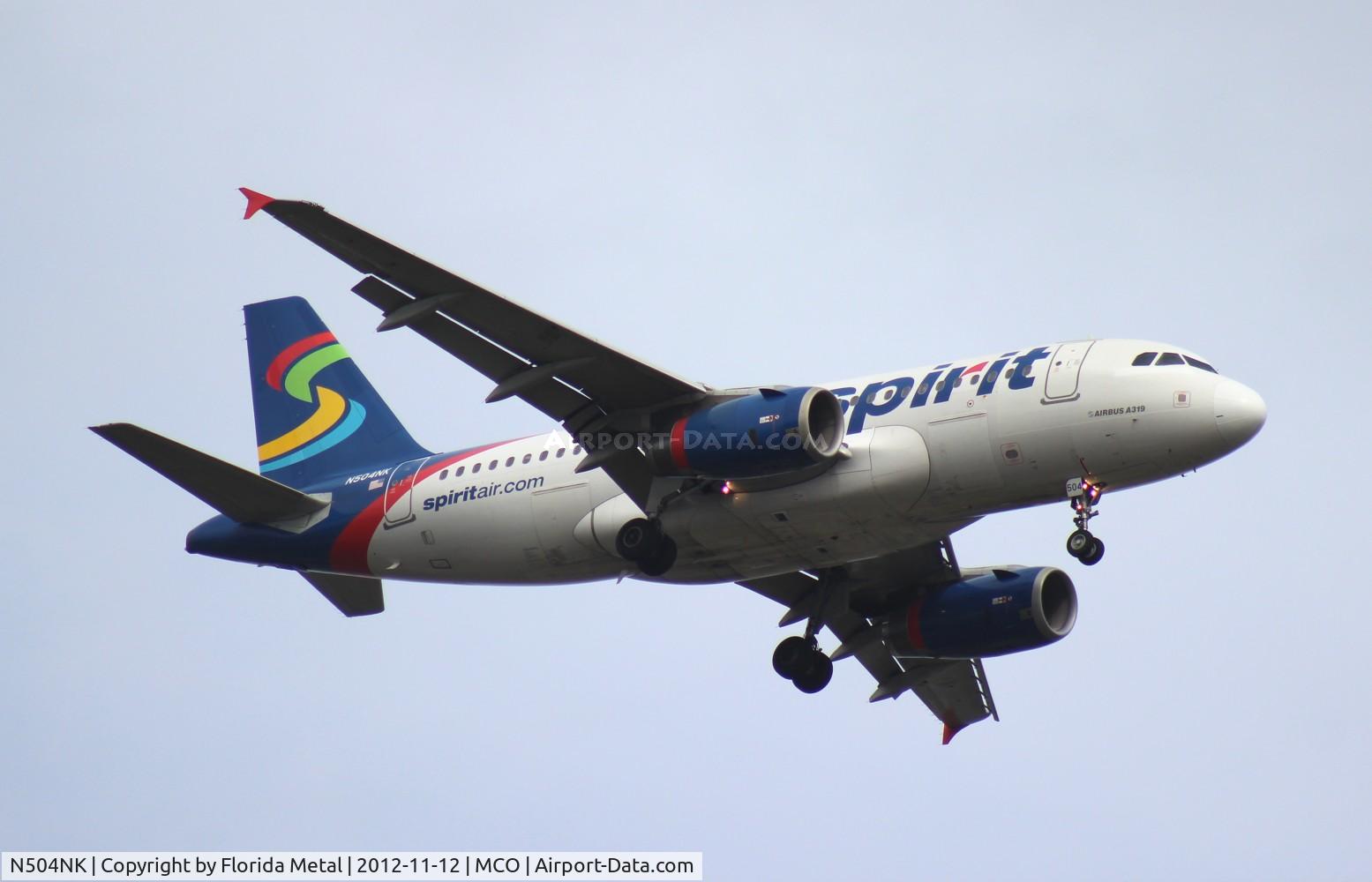 N504NK, 2005 Airbus A319-132 C/N 2473, Spirit A319
