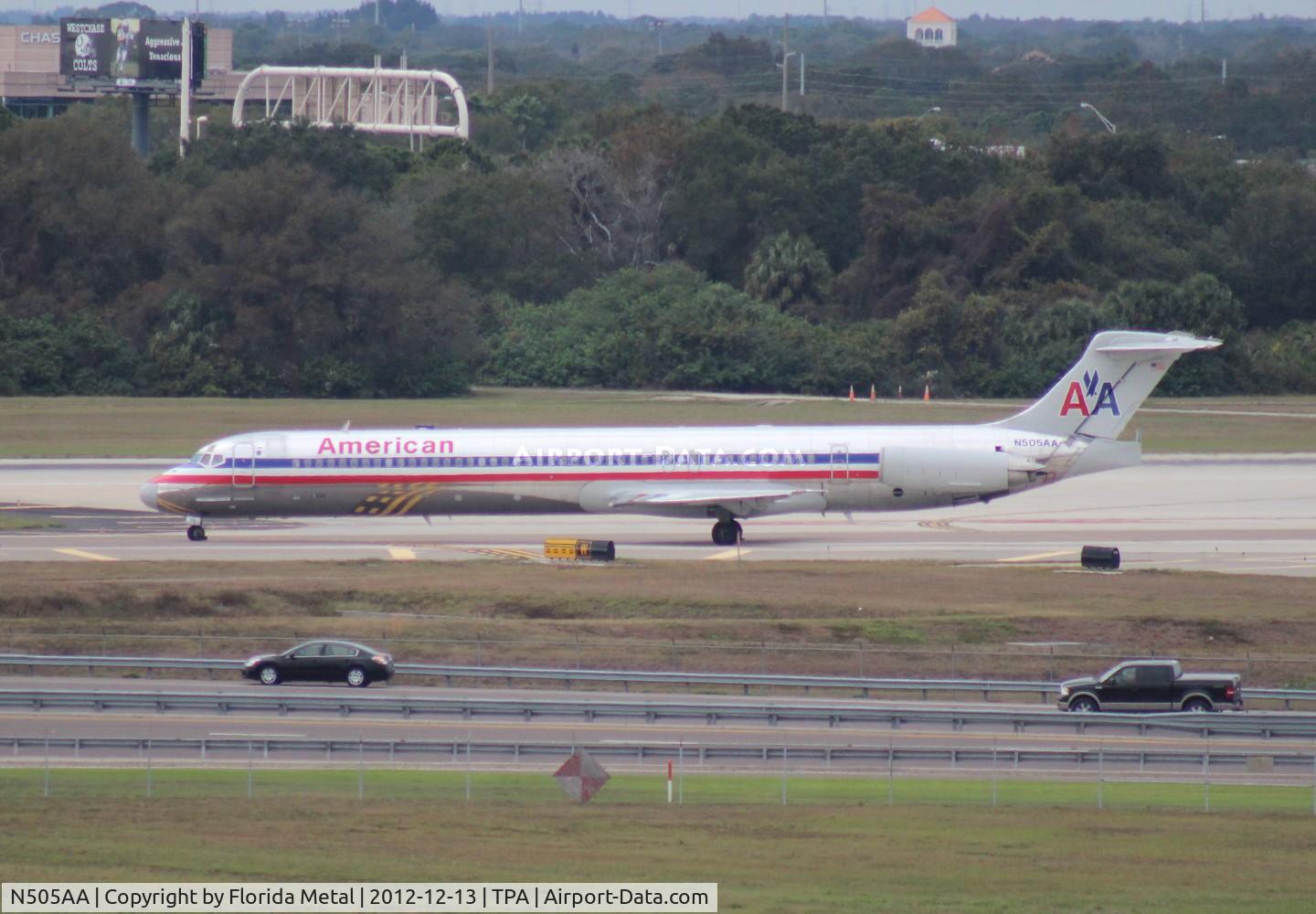 N505AA, 1989 McDonnell Douglas MD-82 (DC-9-82) C/N 49799, American MD-82