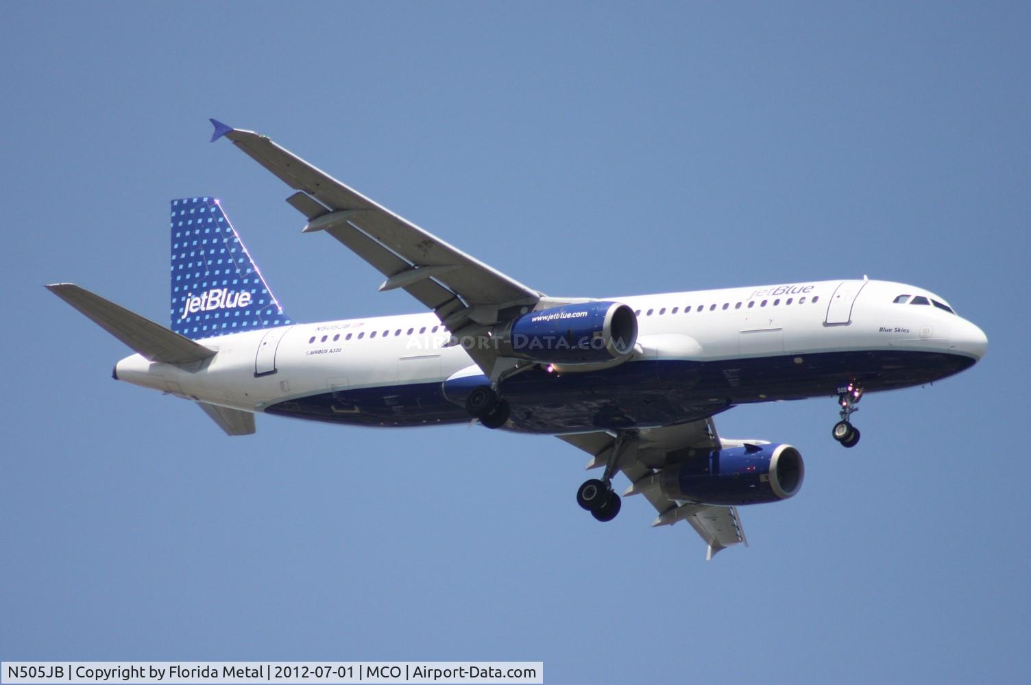 N505JB, 2000 Airbus A320-232 C/N 1173, Jet Blue A320