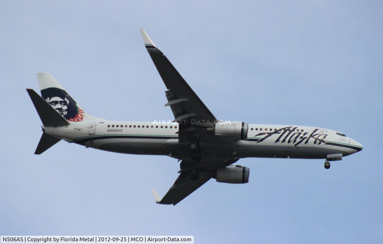 N506AS, 2008 Boeing 737-890 C/N 35690, Alaska 737-800