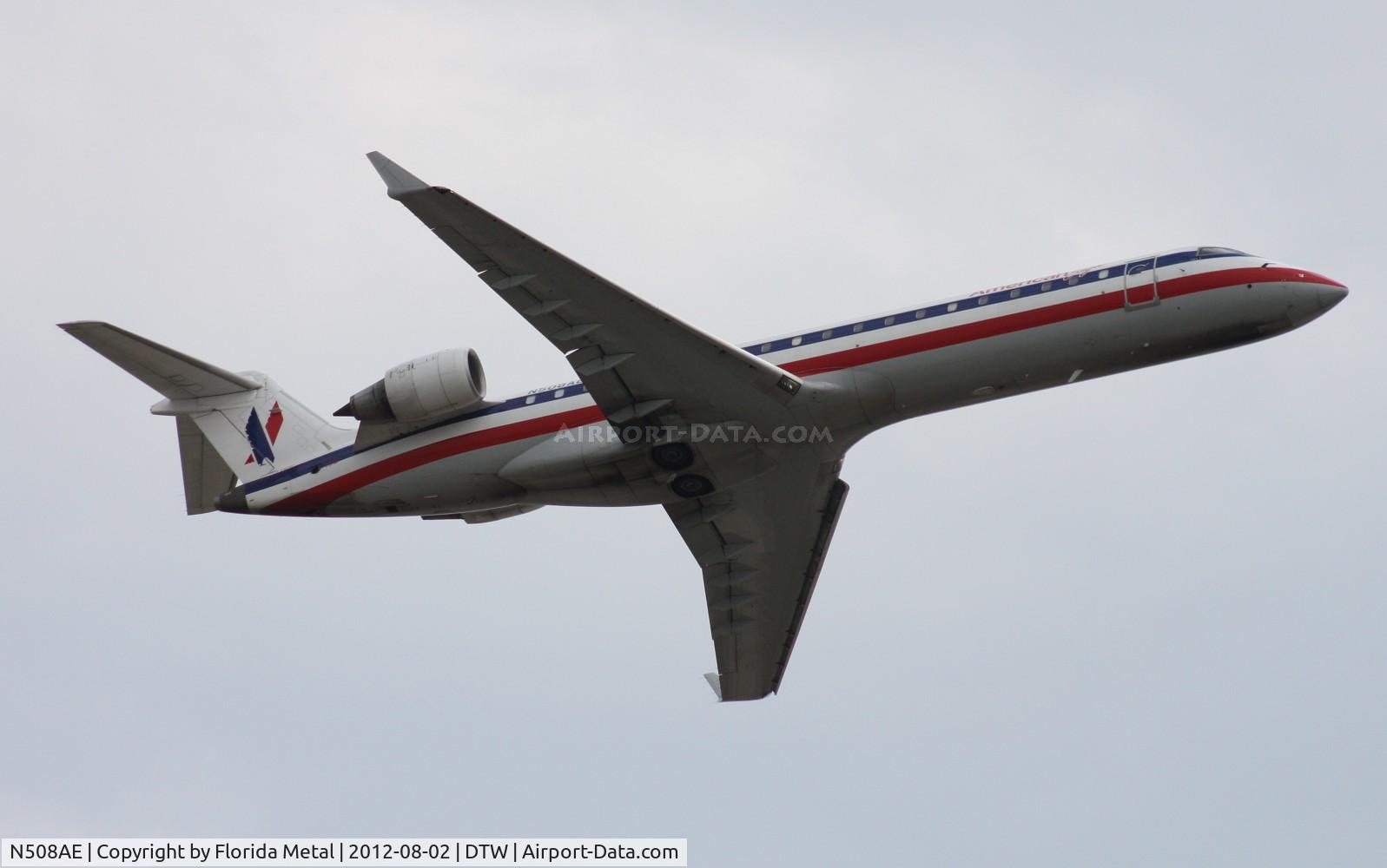 N508AE, 2002 Bombardier CRJ-701ER (CL-600-2C10) Regional Jet C/N 10072, American Eagle CRJ-700