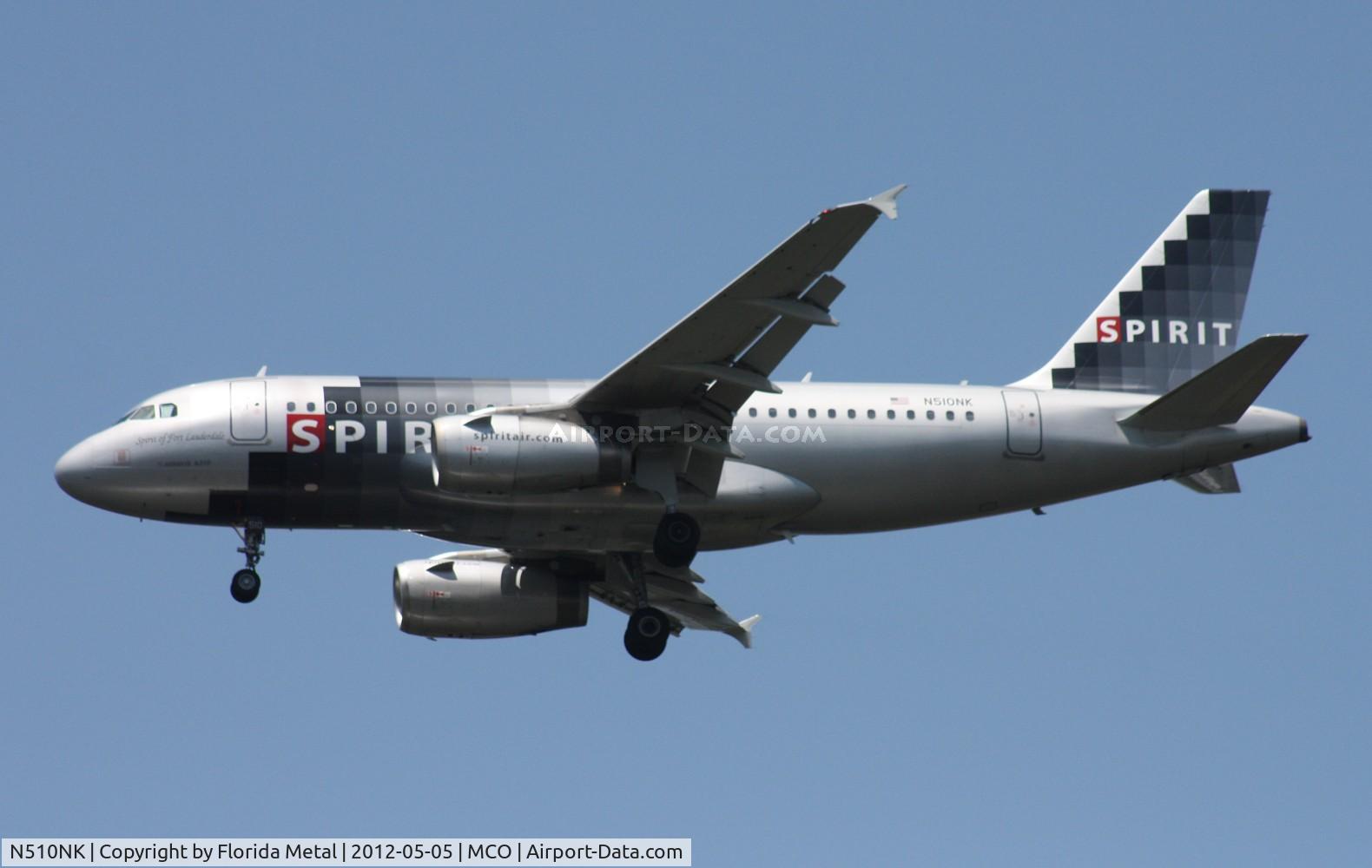 N510NK, 2005 Airbus A319-132 C/N 2622, Spirit A319