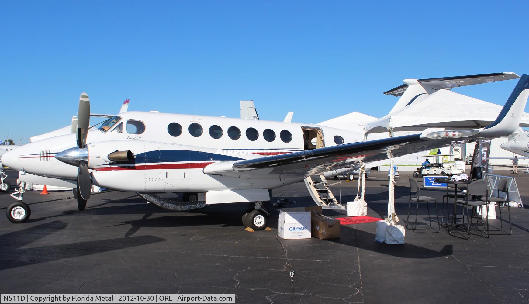 N511D, 1997 Raytheon King Air 350 (B300) C/N FL-172, King Air 350 at NBAA