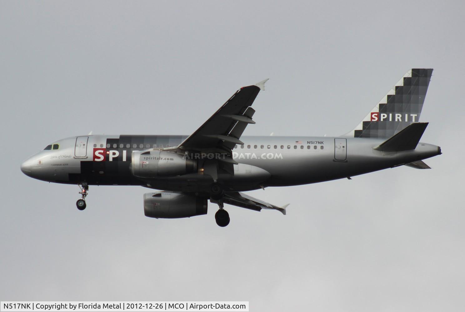 N517NK, 2006 Airbus A319-132 C/N 2711, Spirit A319