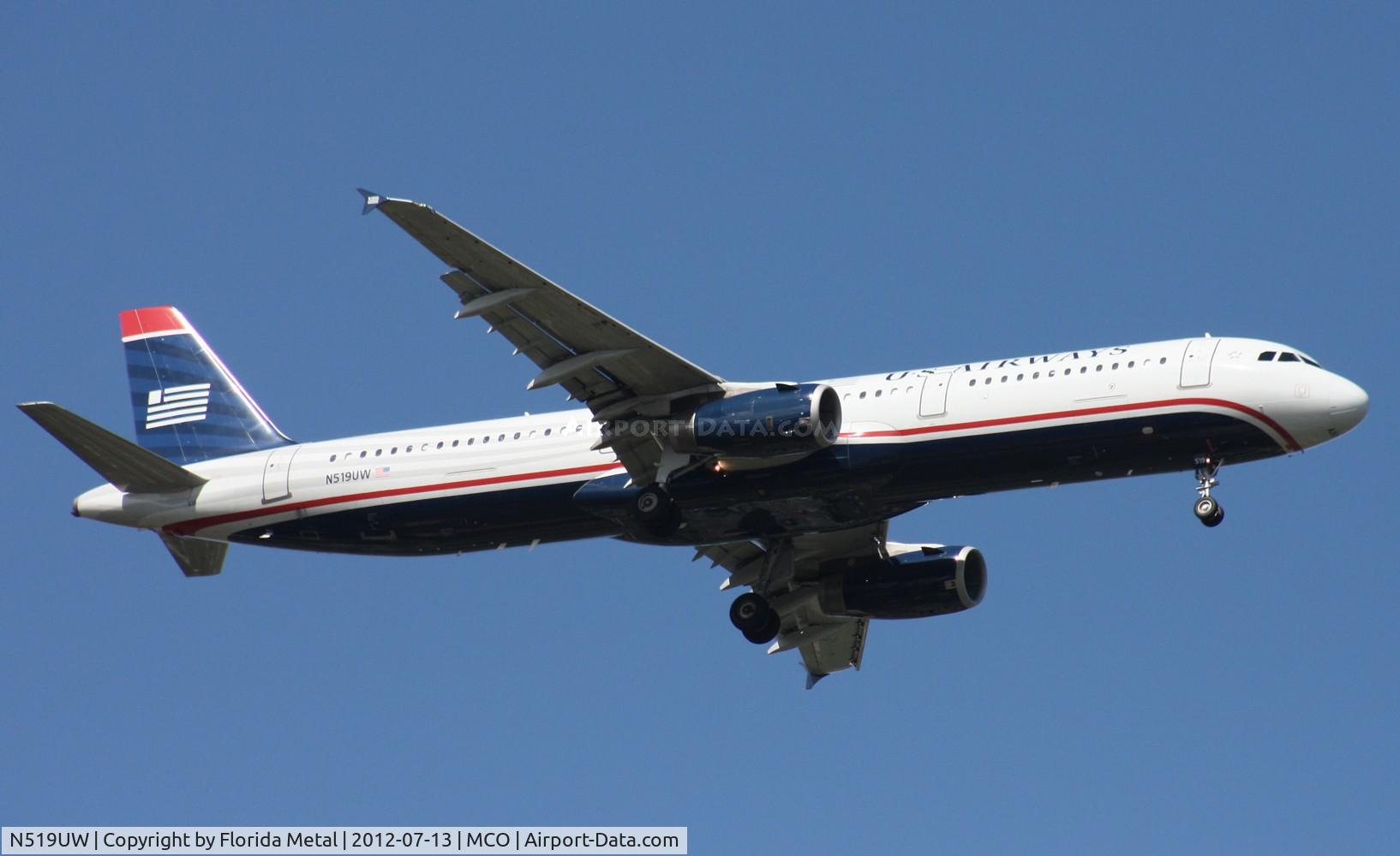N519UW, 2009 Airbus A321-231 C/N 3881, US Airways A321