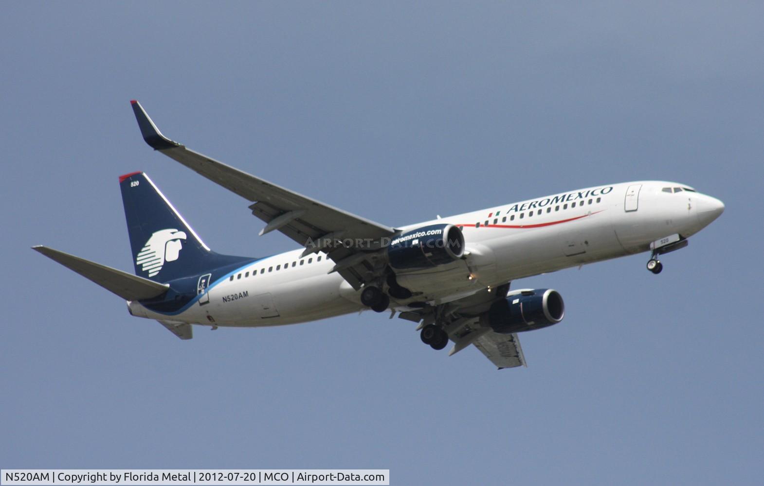 N520AM, 2000 Boeing 737-81Q C/N 29052, Aeromexico 737-800