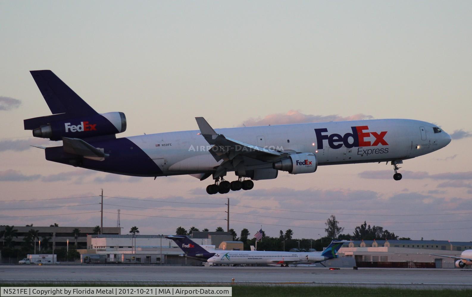 N521FE, 1992 McDonnell Douglas MD-11F C/N 48478, Fed Ex MD-11F