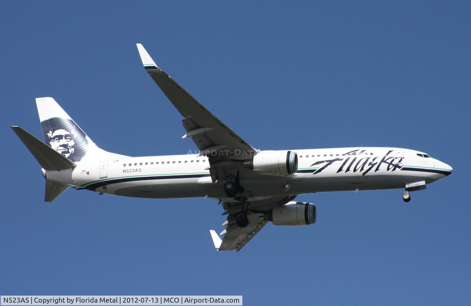 N523AS, 2009 Boeing 737-890 C/N 35194, Alaska 737-800