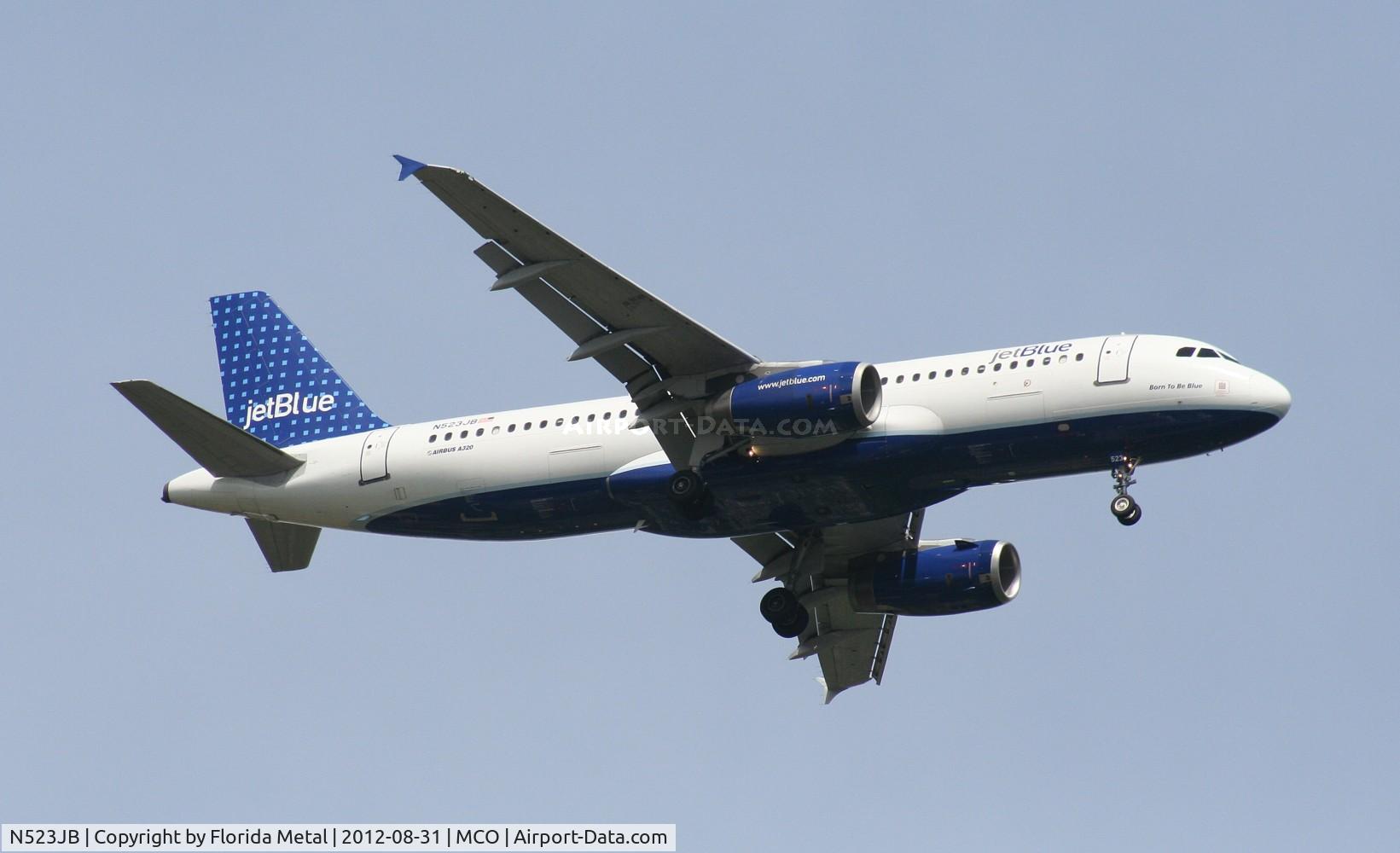N523JB, 2001 Airbus A320-232 C/N 1506, Jet Blue A320